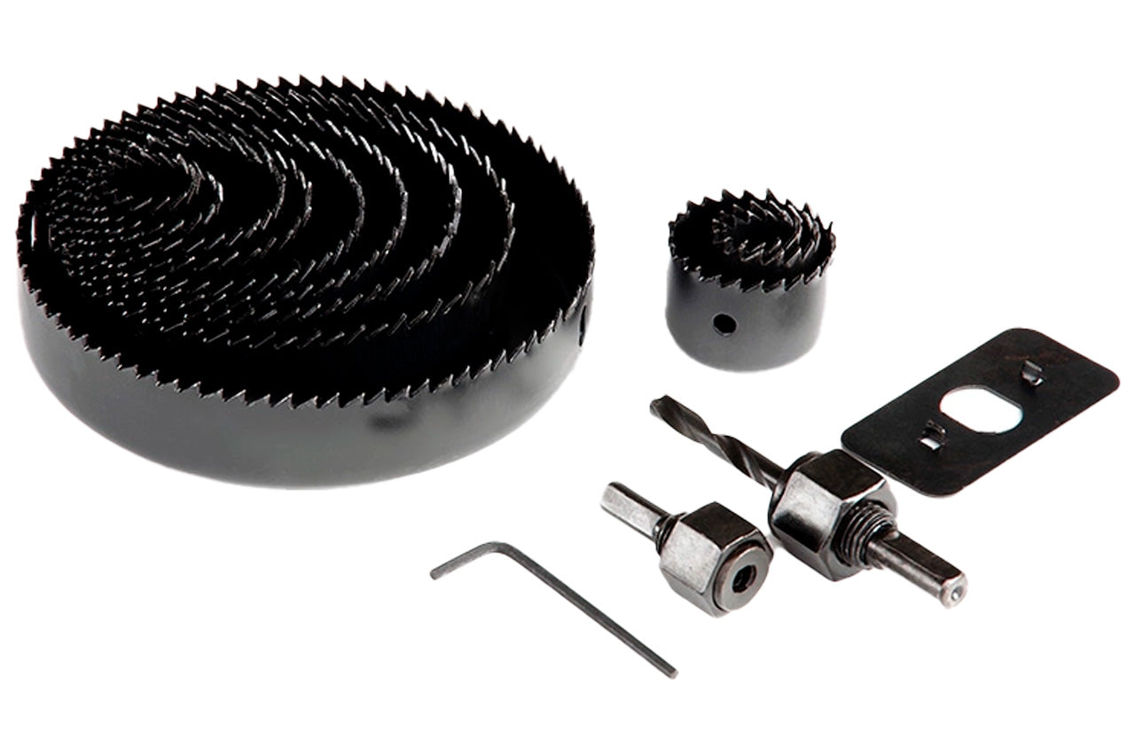 Набор сверл корончатых по дереву Apro - 19-127 x 25мм (12шт)