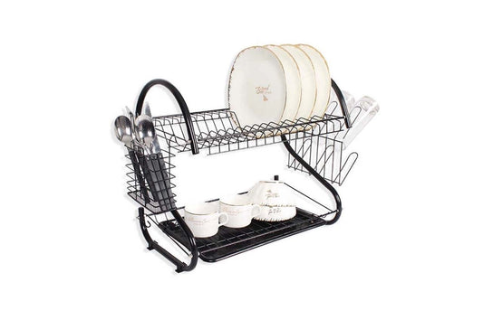 Сушилка для посуды Maestro - 380 x 265 x 390мм черная