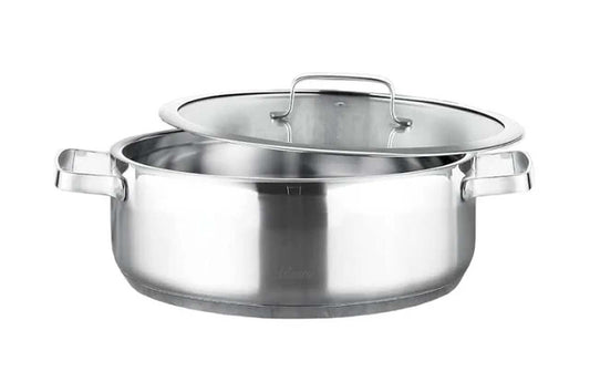 Кастрюля нержавеющая Maestro-Elite - 220мм x 2л низкая