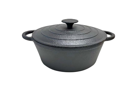 Кастрюля чугунная Biol - 230мм x 4,5л с литой крышкой