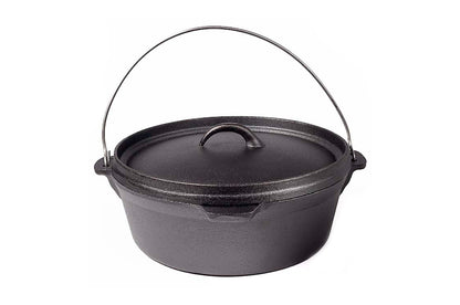 Котел чавунний Biol - 35смx 12л з литою кришкою