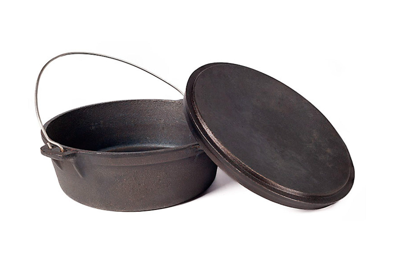 Котел чавунний Biol - 35смx 12л з литою кришкою