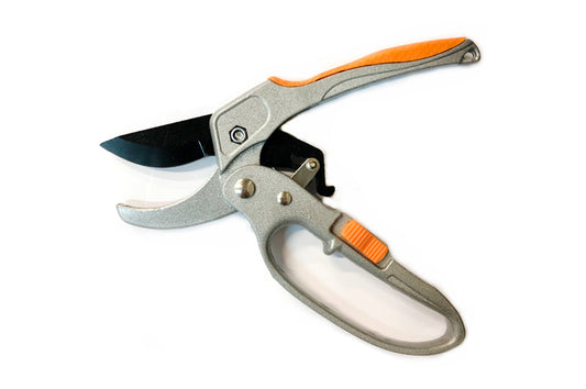 Секатор садовый LT - 200 x 20мм с храповым механизмом