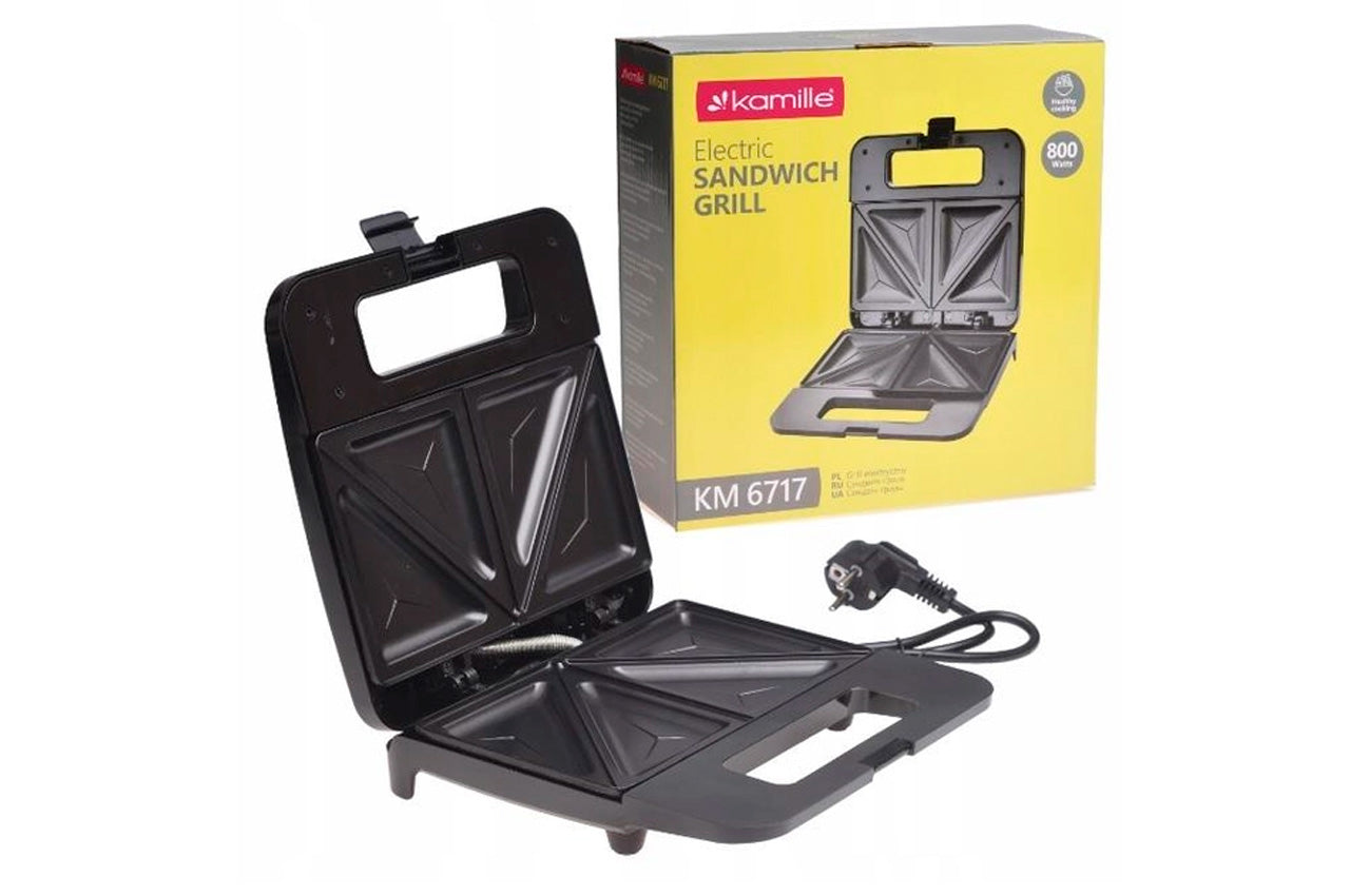 Сендвічниця Kamille - 800Вт x 216 x 126мм