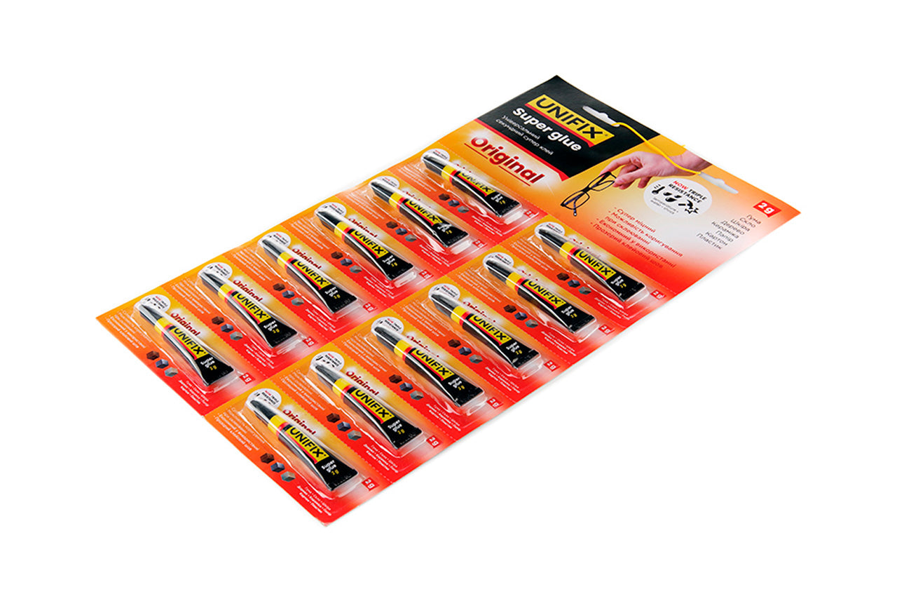 Супер клей Unifix - 2г Original 12шт