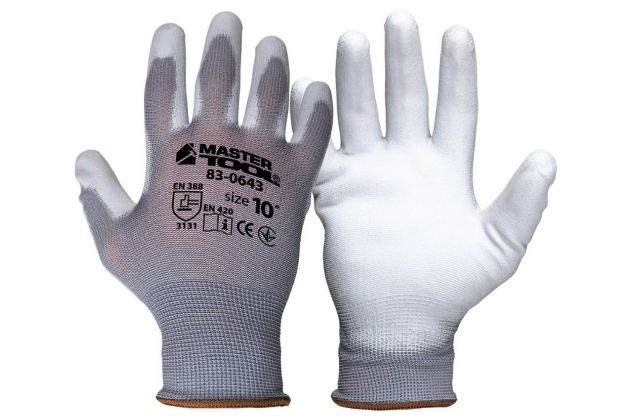 Перчатка Mastertool - полиуретановая [серая] 10"