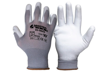 Перчатка Mastertool - полиуретановая [серая] 10"