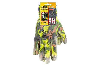 Перчатка Mastertool - полиуретановая [камуфляж] 10"