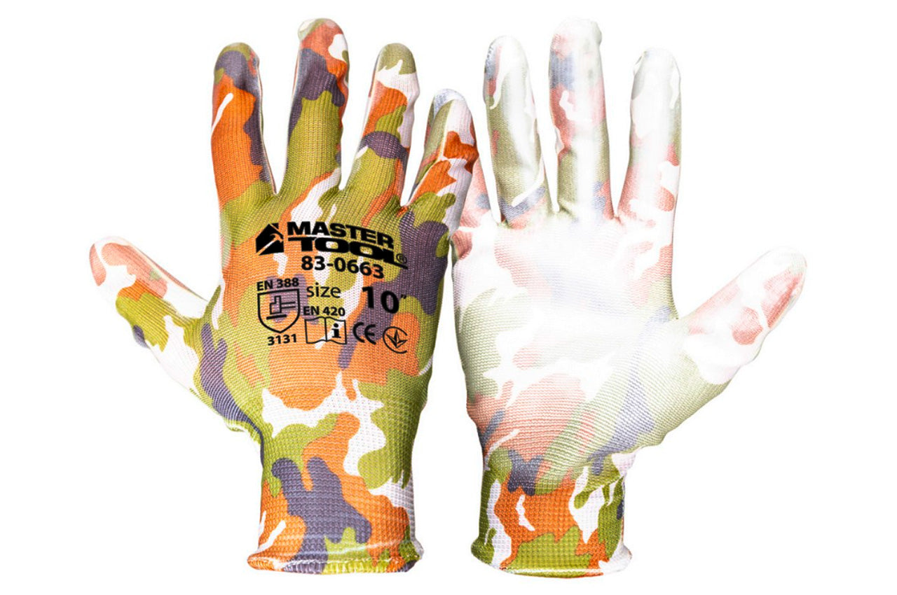 Перчатка Mastertool - полиуретановая [хаки] 10"