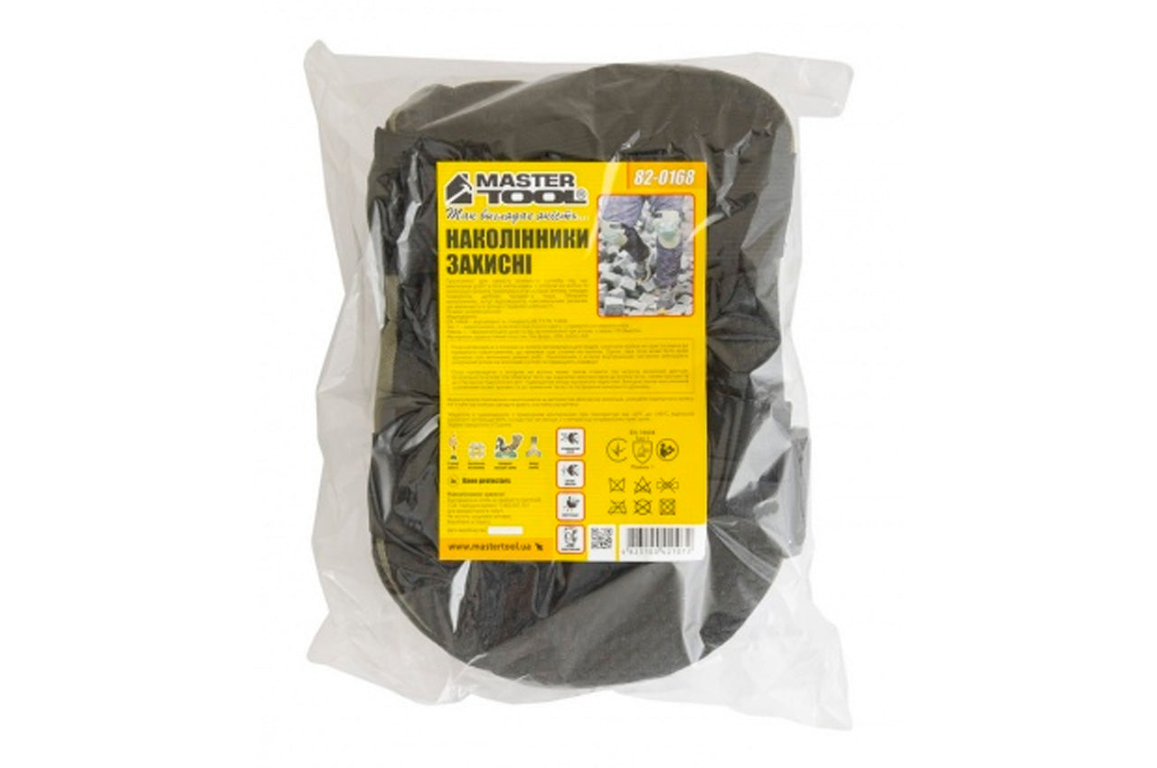 Наколенники защитные Mastertool - с накладкой пластиковой с упором (2шт)