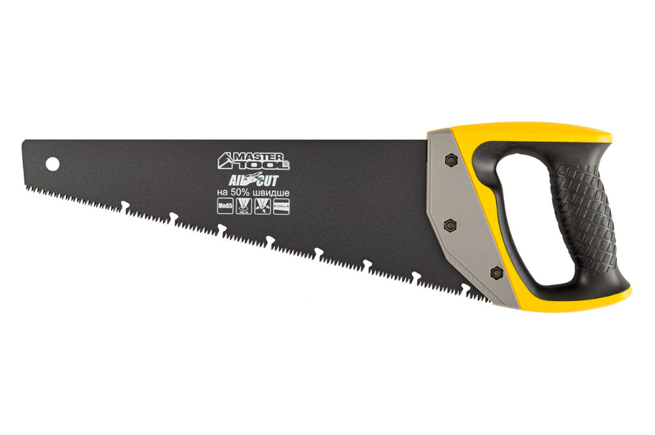 Ножовка по дереву Mastertool - 350мм x 10T x 3D тефлон