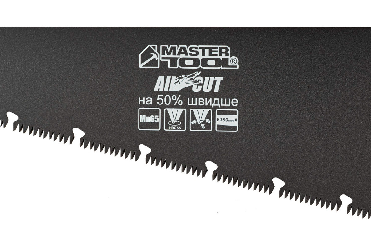 Ножовка по дереву Mastertool - 350мм x 10T x 3D тефлон