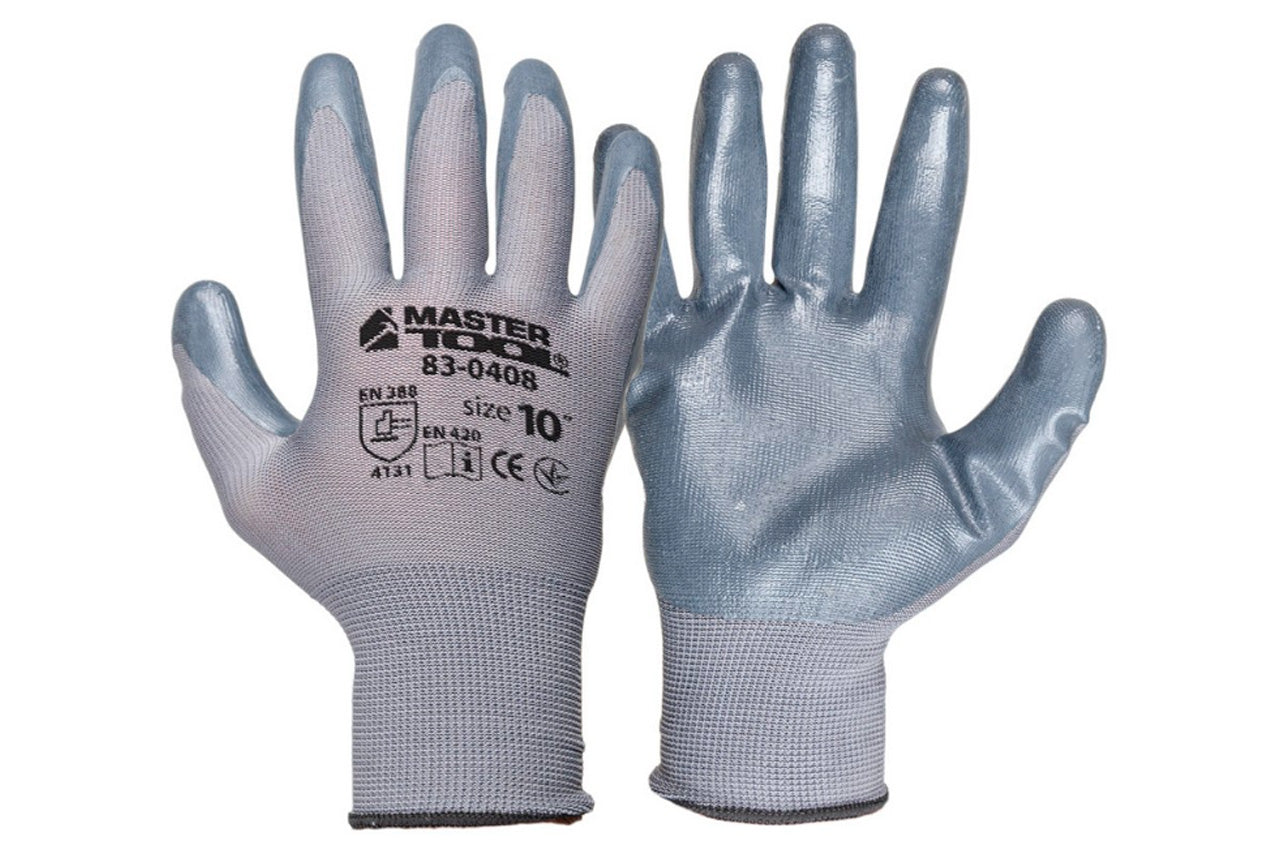 Перчатка Mastertool - нитриловая [серая] 10"