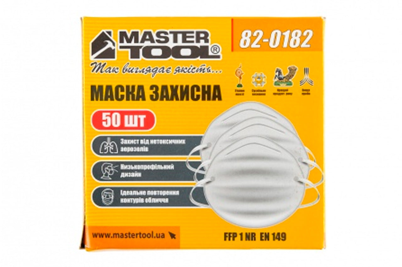 Респиратор Mastertool - лепесток (50шт)
