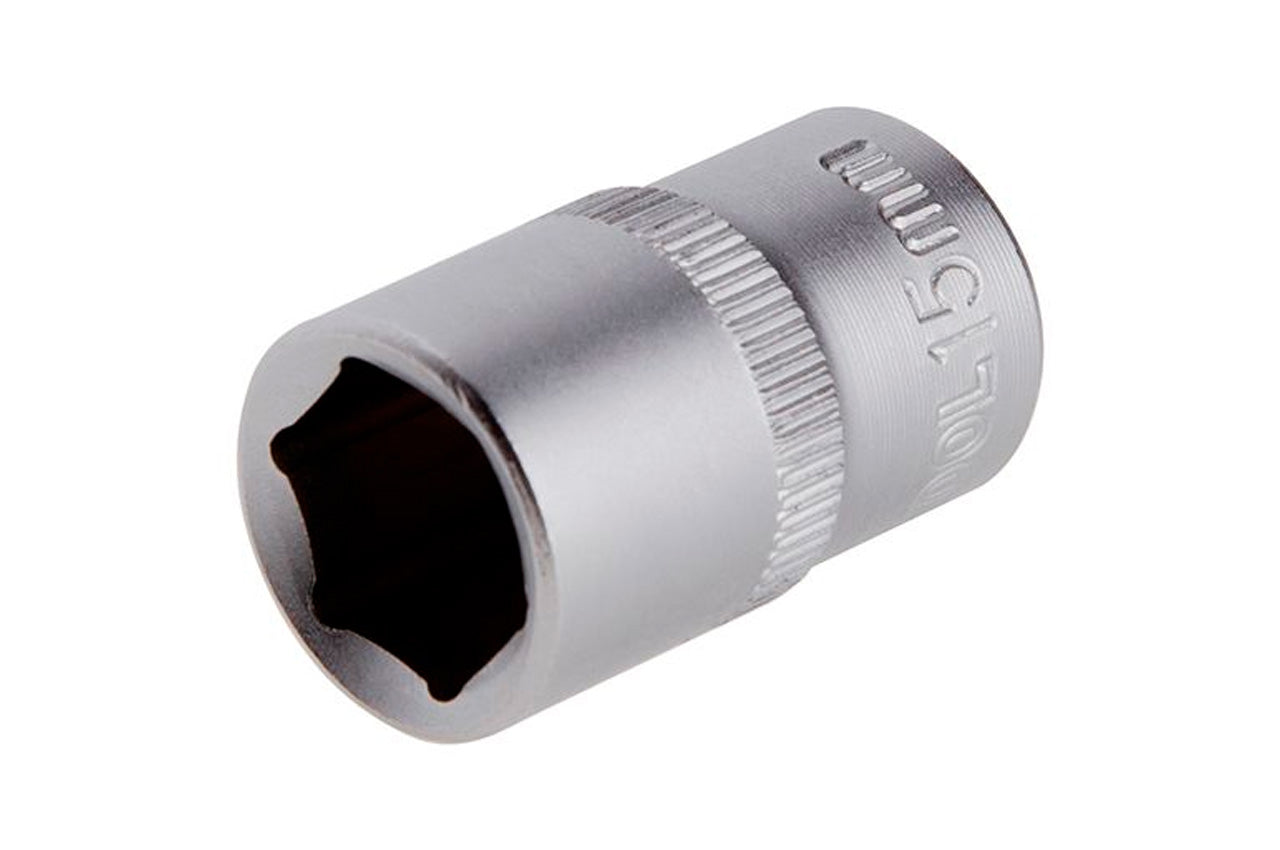 Головка шестигранная Intertool - 15мм x 1/2" матовая