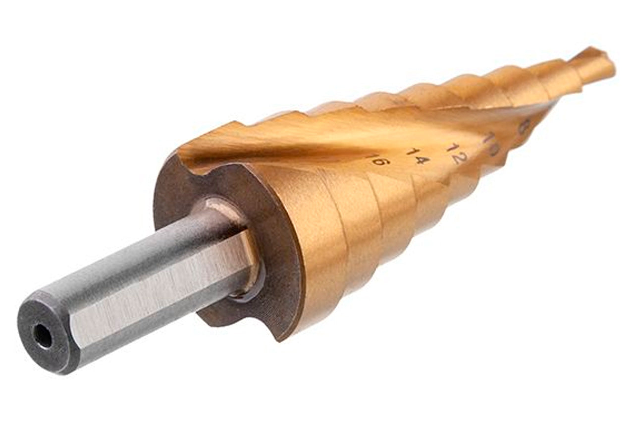 Сверло ступенчатое по металлу Intertool - 4-20мм спиральное