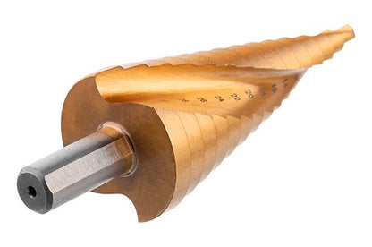 Сверло ступенчатое по металлу Intertool - 4-32мм спиральное