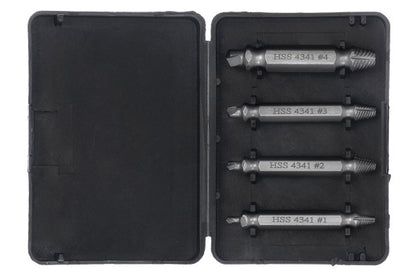 Набор экстракторов для винтов под шуруповерт Intertool - 5 x 6 x 8 x 10мм (4шт)