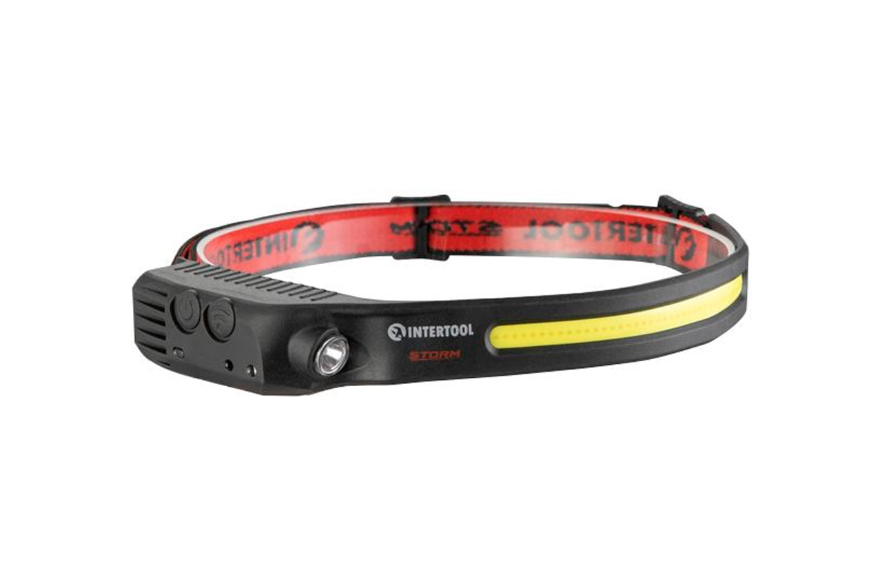 Фонарь налобный Intertool-Storm - 3Вт x 300Лм x 1200мAч [9]