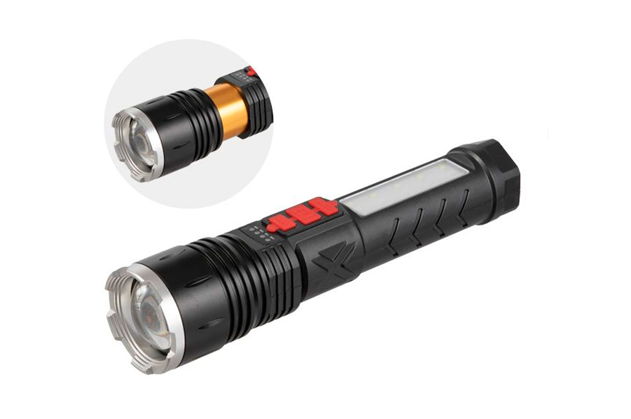 Фонарь ручной Intertool - 2+10Вт x 650Лм x 1800мAч [6]