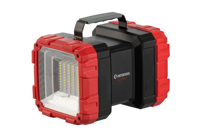 Фонарь переносной Intertool-Storm - 10+10Вт x 1000Лм x 2*5000мAч [7]