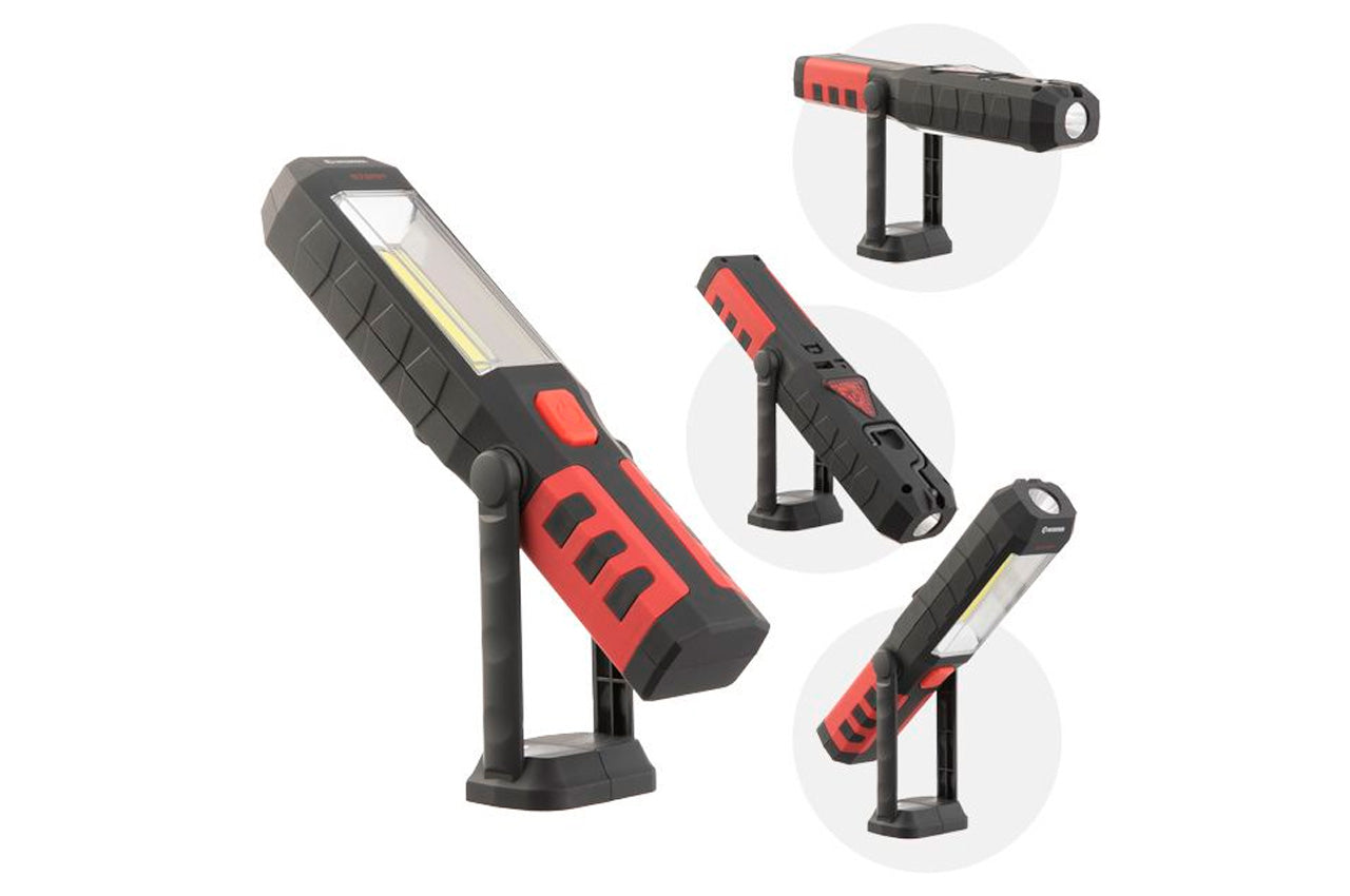 Фонарь магнитный Intertool-Storm - 1+3Вт x 200Лм x 1500мAч [3]