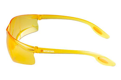 Очки защитные Intertool - поликарбонат желтые