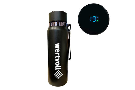 Термос Mastertool - 800мл Dream LED черный