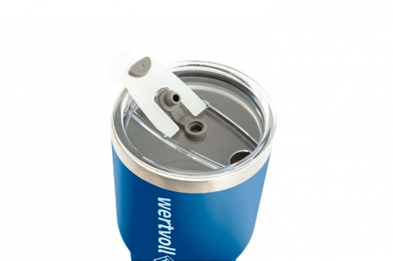 Термокружка WERTVOLL - 900мл Yummy синяя