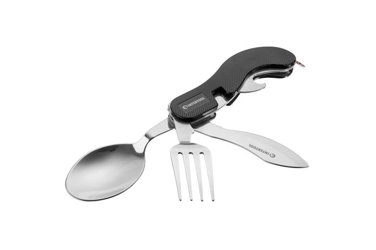 Мультитул туристический Intertool - 100мм x 5-в-1