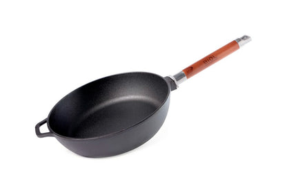 Сковорода чугунная Biol - 240мм съемная ручка