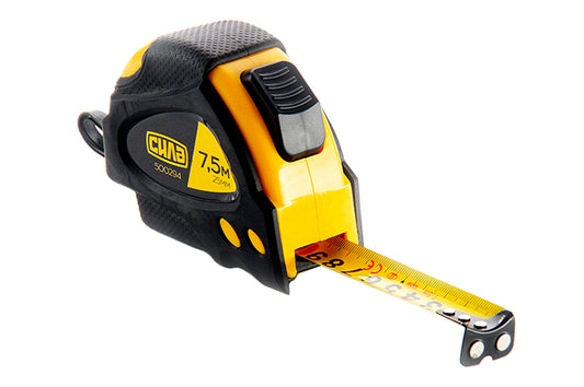 Рулетка Сила - 7,5м x 25мм супер-магнит обрезиненная автостоп