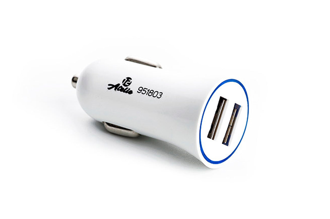 Автомобильное зарядное устройство 12 Atelie - 2 USB x 5V x 2,1A белый