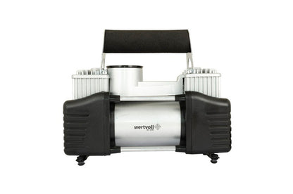 Компрессор автомобильный двухпоршневой Wertvoll - 300Вт x 85л/мин