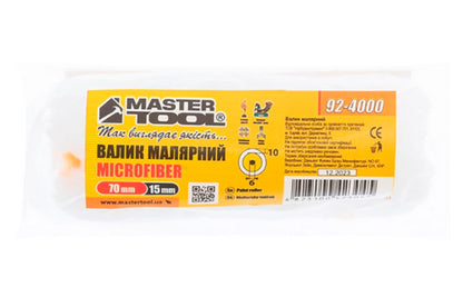 Валик малярный Mastertool - 15 х 70 x 6мм микрофибра