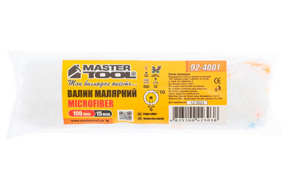 Валик малярный Mastertool - 15 х 100 x 6мм микрофибра
