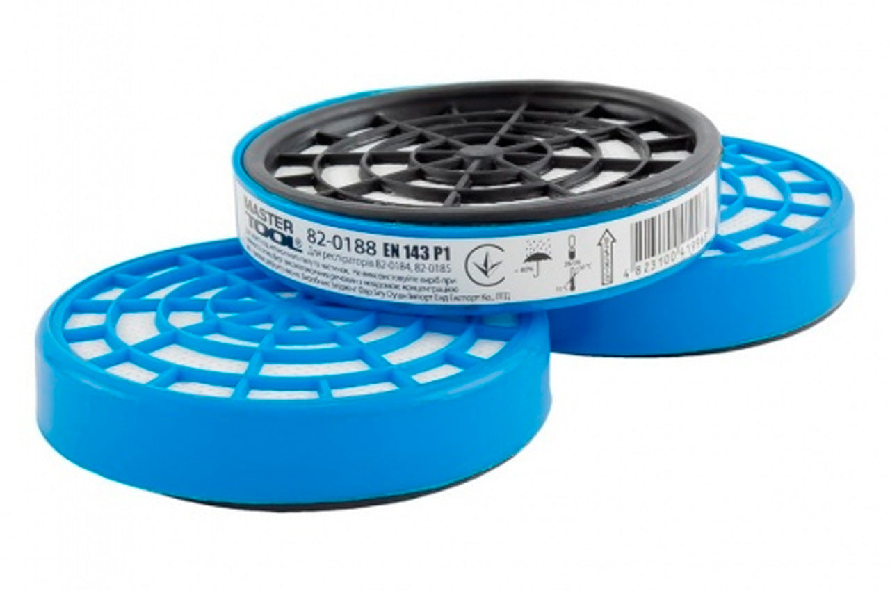 Фильтр для респиратора Mastertool - EN 143 P1 противоаэрозольный (12шт)