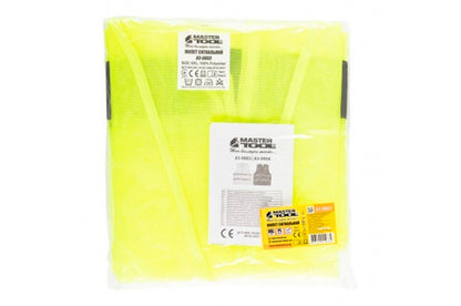 Жилет светоотражающий Mastertool - XXL лимонный