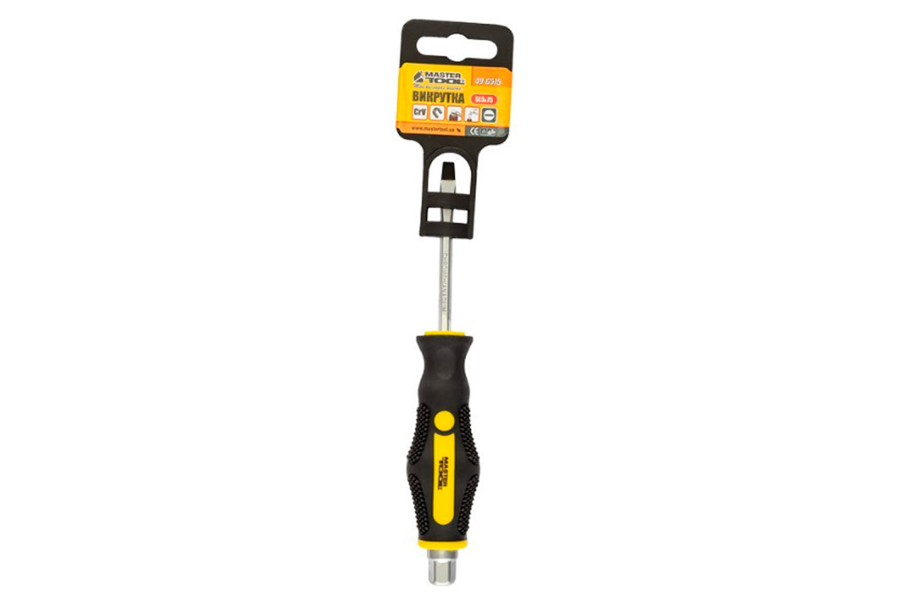 Отвертка ударная Mastertool - SL5 x 75мм HEX