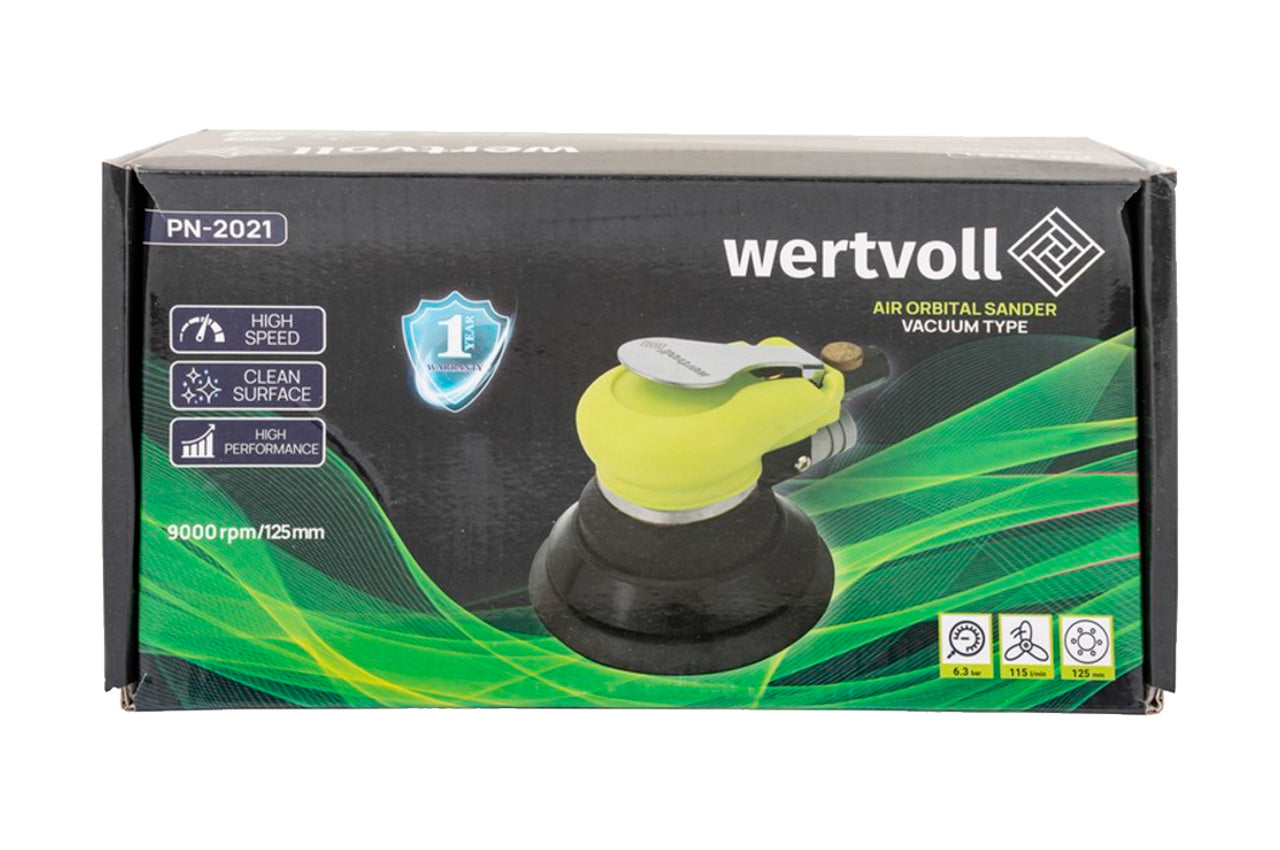 Шлифмашина эксцентриковая пневматическая Vertwoll - 125мм