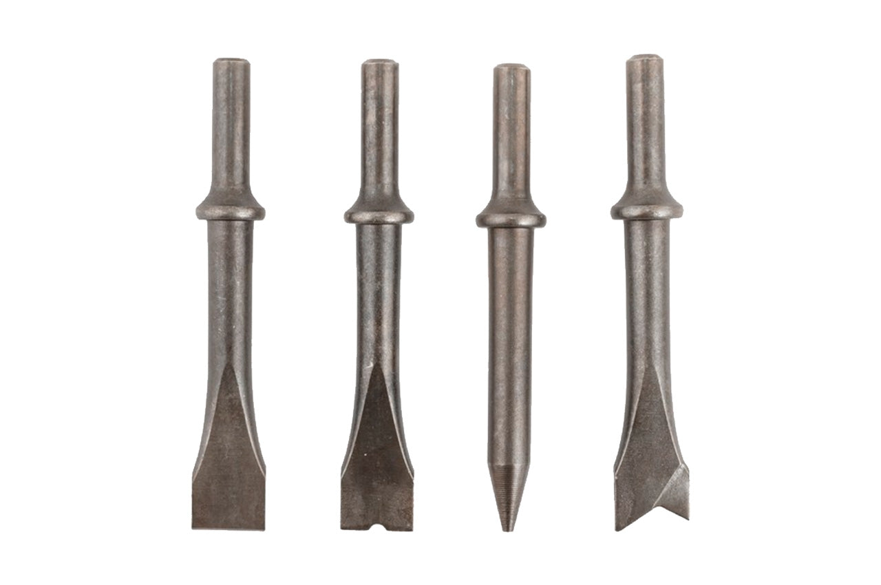 Зубило пневматическое Vertwoll - с насадками 150мм (4шт)