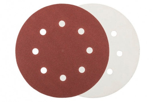 Круг шлифовальный на липучке Mastertool - 125мм x Р240 x 8 отверстий (5шт)