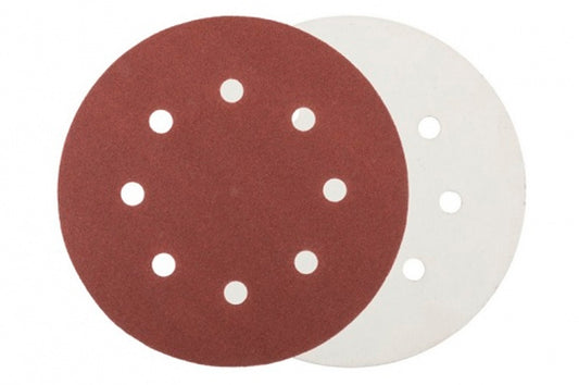 Круг шлифовальный на липучке Mastertool - 180мм x Р320 x 8 отверстий (5шт)
