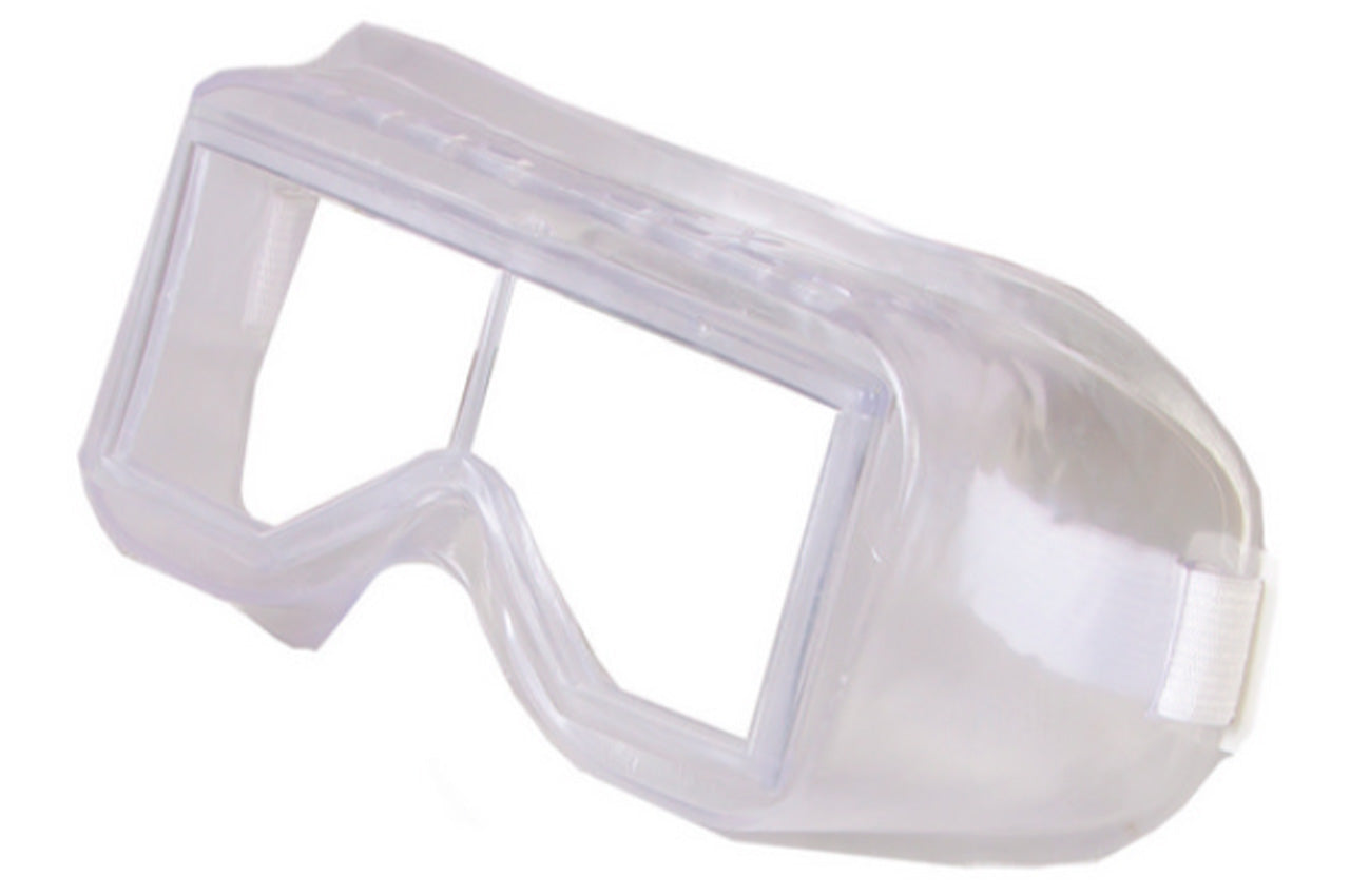 Очки закрытые Mastertool - силиконовые дайвер/триплекс прозрачные