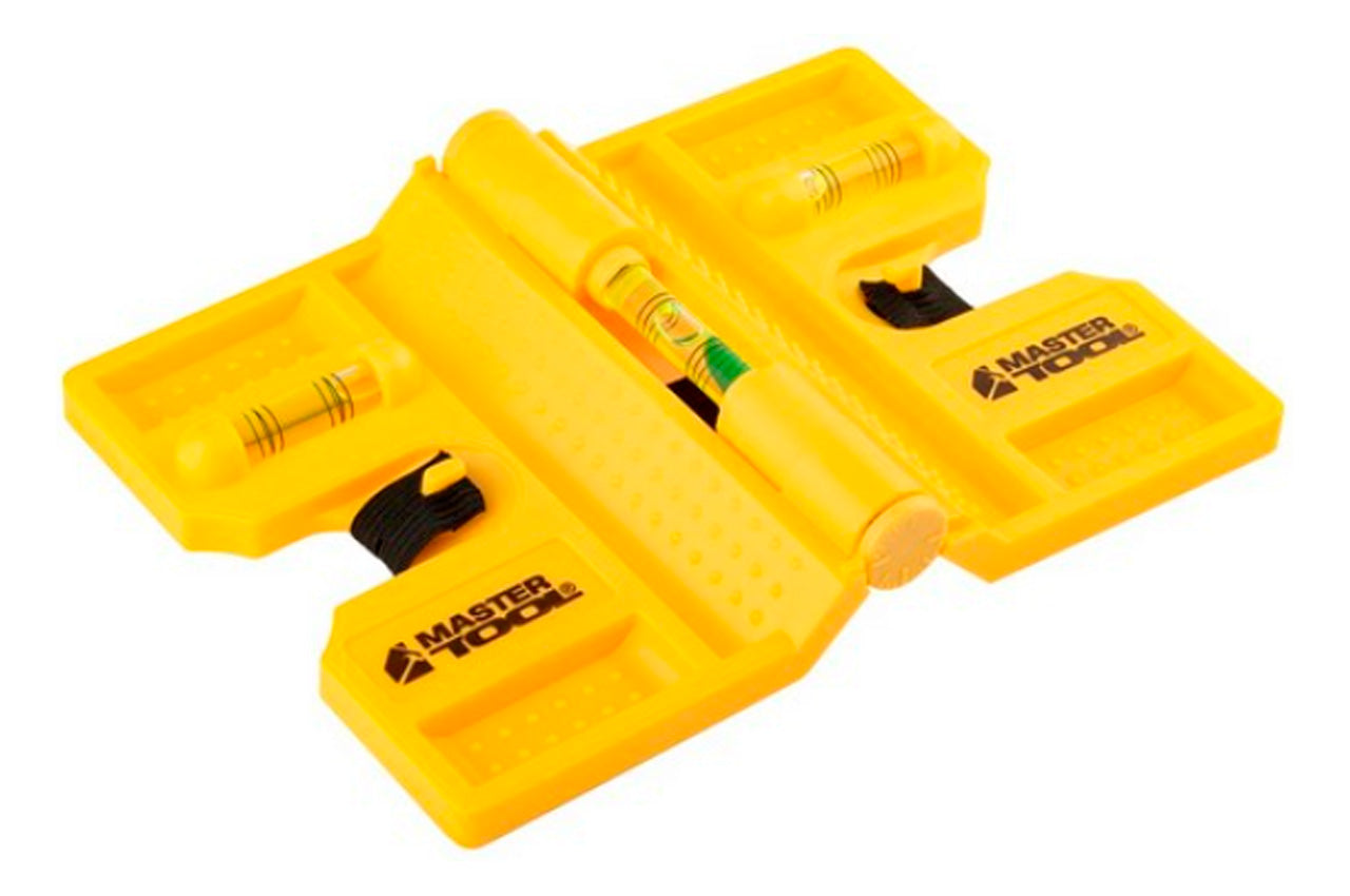 Уровень угловой магнитный Mastertool - 90-180° x 3 капсулы