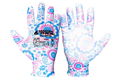 Перчатка Mastertool - полиуретановая [незабудка] 9"