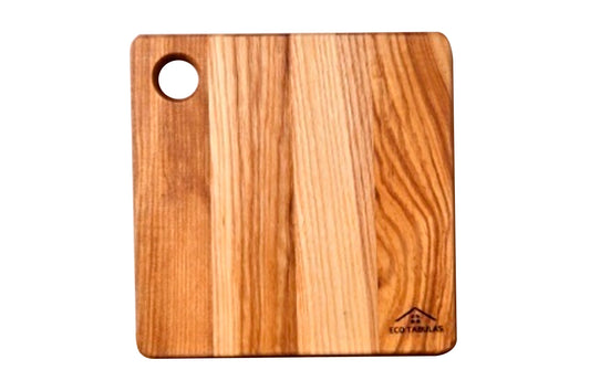 Доска разделочная Eco Tabulas - 190 x 190 x 17мм с отверстием