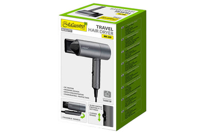 Фен дорожный Maestro - 1600Вт DC