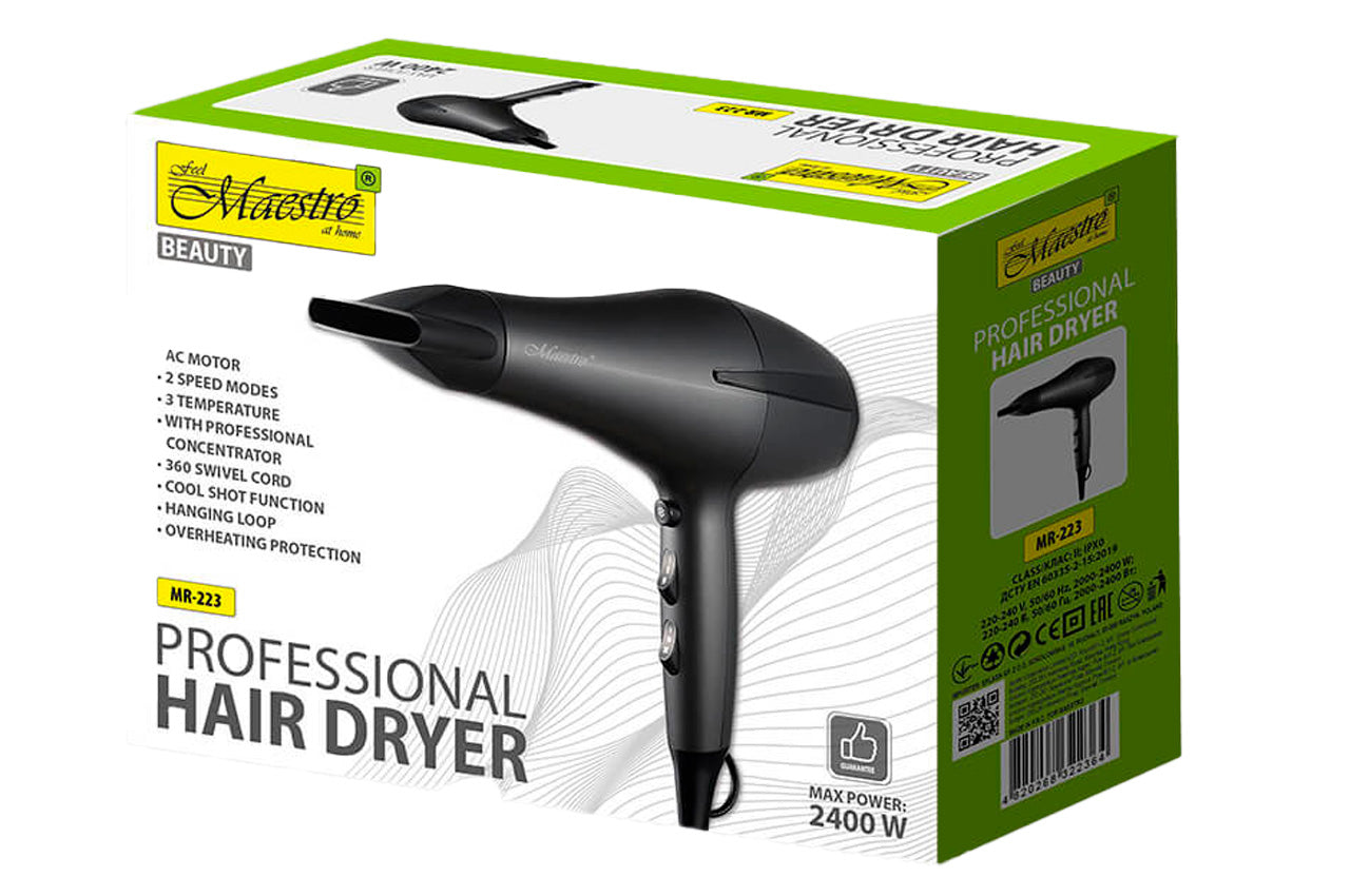 Фен Maestro - 2400Вт AC