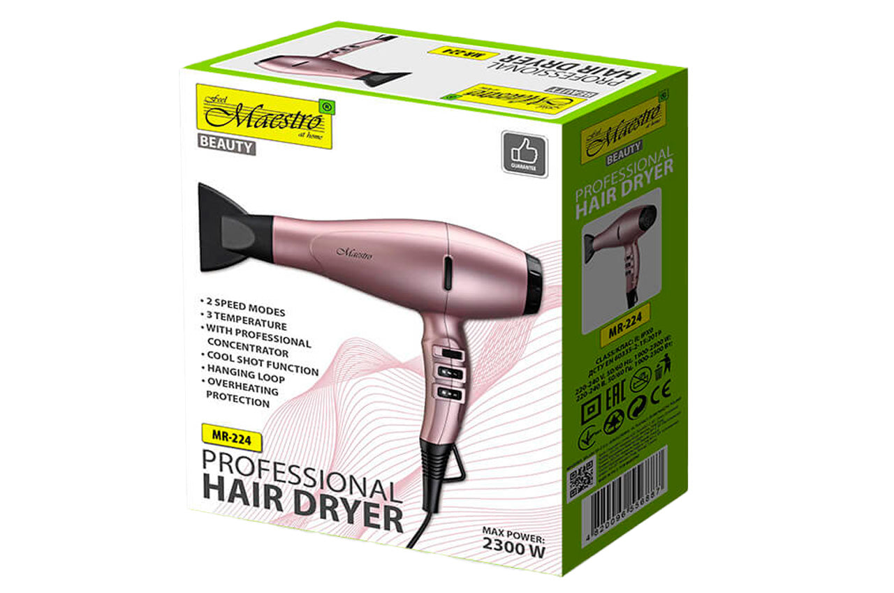 Фен Maestro - 2300Вт AC